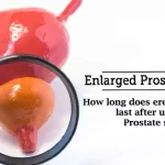 How long does erectile dysfunction last after undergoing prostate surgery?